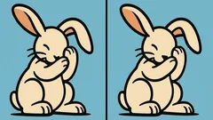 Vaikea tarkkaavuustesti: Löydätkö 3 eroavaisuutta pupukuvasta 85 sekunnissa?