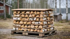Näin saat polttopuun kuivaksi nopeammin: pinoamisniksi, joka oikeasti toimii